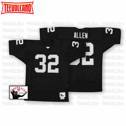 Oakland Raiders Marcus Allen Black 1964 Throwback Jersey