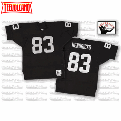 Oakland Raiders Ted Hendricks Black Throwback Jersey