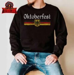 Oktoberfest German Beer Men Women Vintage German Flag T-Shirt