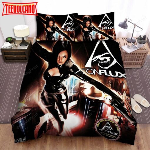 Æon Flux Movie Poster 2 Bed Sheets Duvet Cover Bedding Sets