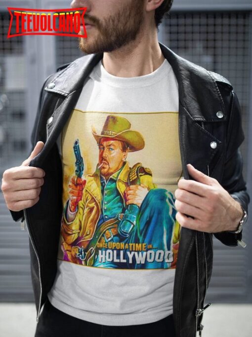 Once Upon a Time in Hollywood! Soft T Shirt, Stylized Movie Poster T-Shirt