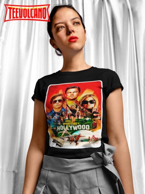 Once Upon a Time in Hollywood! Stylized Movie Poster T-Shirt