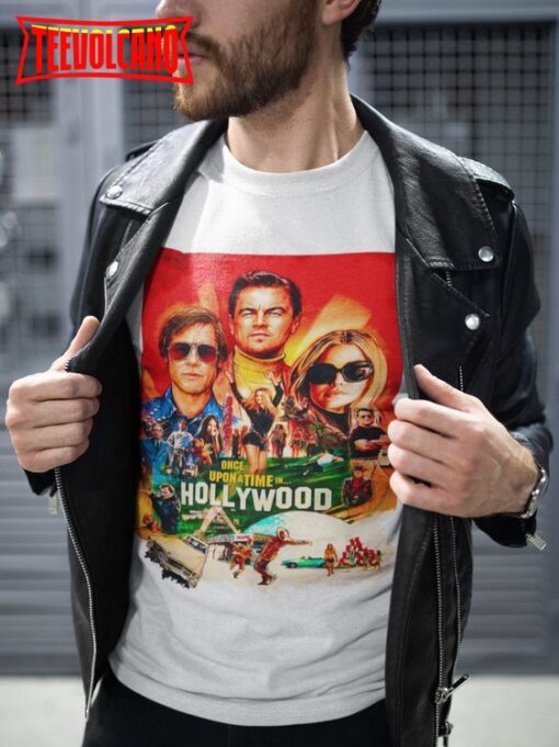 Once Upon a Time in Hollywood! Stylized Movie Poster T-Shirt