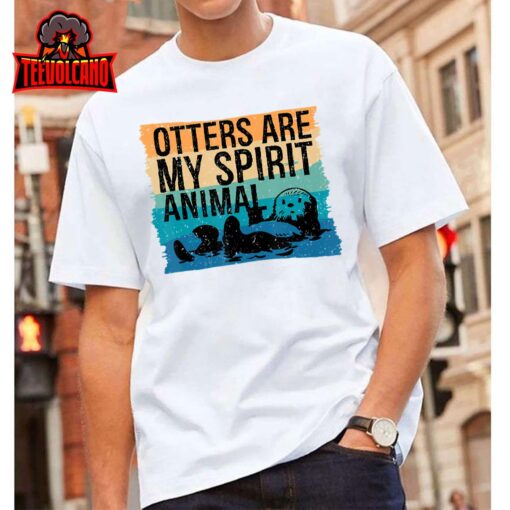 Otter Spirit Animal, Funny Otter, Otter Lover, Cute Otter T-Shirt