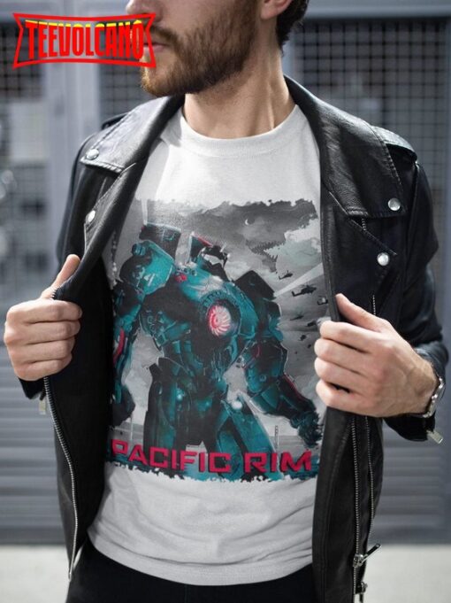 Pacific Rim Soft T Shirt, Pacific Rim Movie 00s Retro Movie Stylized T Shirt