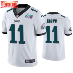 Philadelphia Eagles A.J. Brown Super Bowl LVII White Limited Jersey