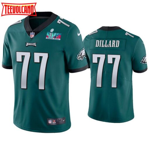 Philadelphia Eagles Andre Dillard Super Bowl LVII Green Limited Jersey