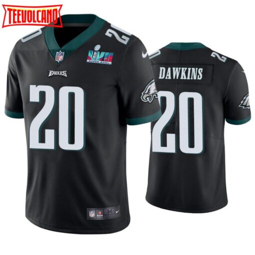 Philadelphia Eagles Brian Dawkins Super Bowl LVII Black Limited Jersey