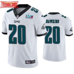 Philadelphia Eagles Brian Dawkins Super Bowl LVII White Limited Jersey