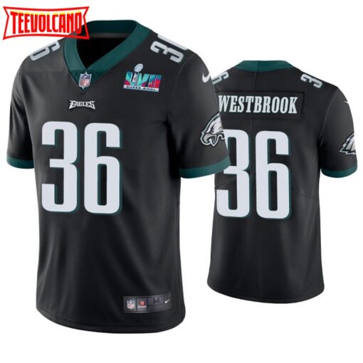 Philadelphia Eagles Brian Westbrook Super Bowl LVII Black Limited Jersey