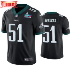 Philadelphia Eagles Cam Jurgens Super Bowl LVII Black Limited Jersey