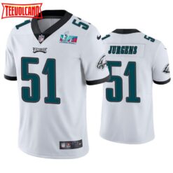 Philadelphia Eagles Cam Jurgens Super Bowl LVII White Limited Jersey