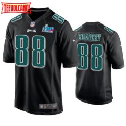 Philadelphia Eagles Dallas Goedert Super Bowl LVII Black Jersey