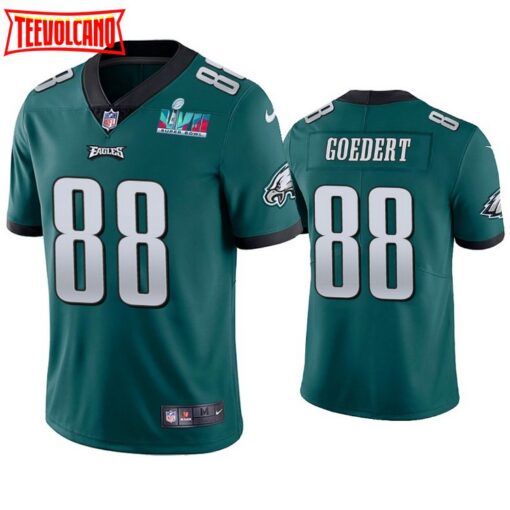 Philadelphia Eagles Dallas Goedert Super Bowl LVII Green Jersey