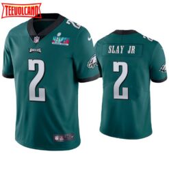 Philadelphia Eagles Darius Slay Jr Super Bowl LVII Green Jersey