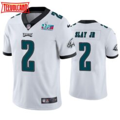 Philadelphia Eagles Darius Slay Jr Super Bowl LVII White Jersey