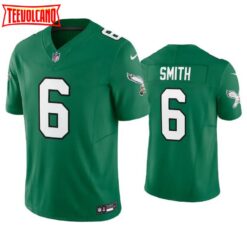 Philadelphia Eagles DeVonta Smith Green Throwback Limited Jersey