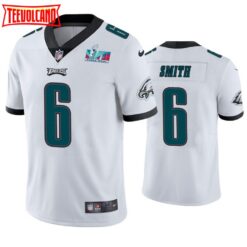 Philadelphia Eagles DeVonta Smith Super Bowl LVII White Jersey