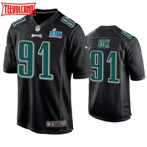 Philadelphia Eagles Fletcher Cox Super Bowl LVII Black Fashion Jersey