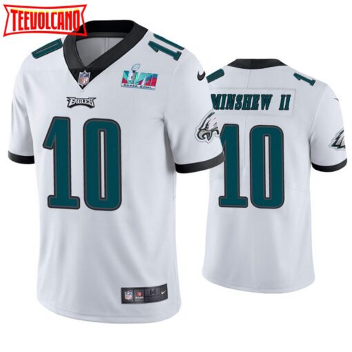 Philadelphia Eagles Gardner Minshew II Super Bowl LVII White Jersey