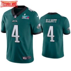 Philadelphia Eagles Jake Elliott Super Bowl LVII Green Limited Jersey