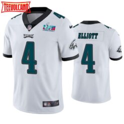 Philadelphia Eagles Jake Elliott Super Bowl LVII White Limited Jersey