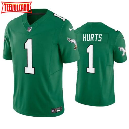 Philadelphia Eagles Jalen Hurts Green Throwback Limited Jersey