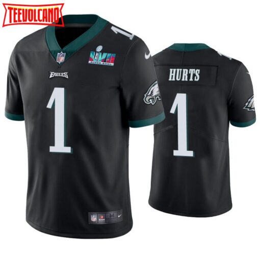 Philadelphia Eagles Jalen Hurts Super Bowl LVII Black Limited Jersey