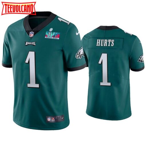 Philadelphia Eagles Jalen Hurts Super Bowl LVII Green Limited Jersey