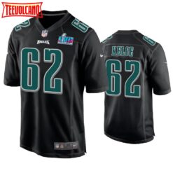 Philadelphia Eagles Jason Kelce Super Bowl LVII Black Fashion Jersey