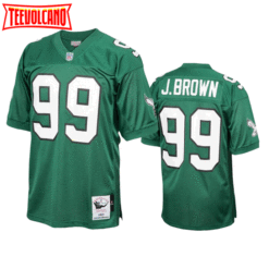 Philadelphia Eagles Jerome Brown Green 1991 Throwback Jersey