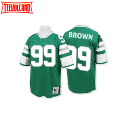 Philadelphia Eagles Jerome Brown Green Throwback Jersey