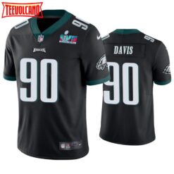 Philadelphia Eagles Jordan Davis Super Bowl LVII Black Limited Jersey