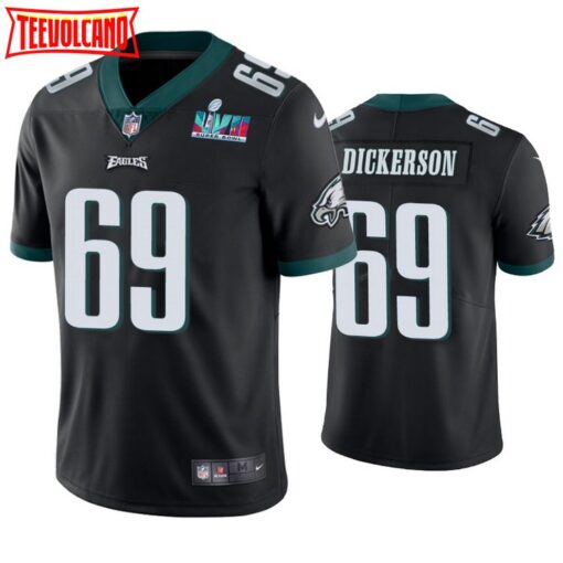 Philadelphia Eagles Landon Dickerson Super Bowl LVII Black Limited Jersey