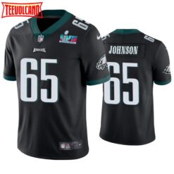 Philadelphia Eagles Lane Johnson Super Bowl LVII Black Limited Jersey