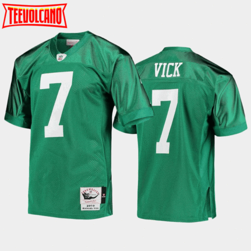 Philadelphia Eagles Michael Vick Green 2010 Throwback Jersey