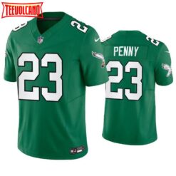 Philadelphia Eagles Rashaad Penny Green Throwback Limited Jersey