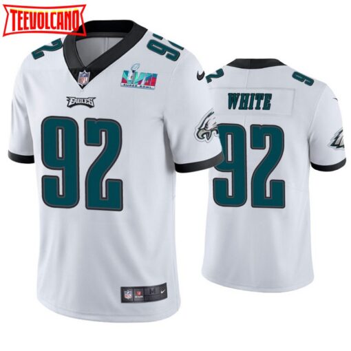 Philadelphia Eagles Reggie White Super Bowl LVII White Limited Jersey