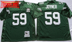 Philadelphia Eagles Seth Joyner Green Memorial Patch Throwback Jersey