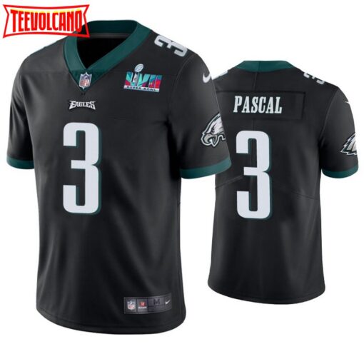 Philadelphia Eagles Zach Pascal Super Bowl LVII Black Limited Jersey