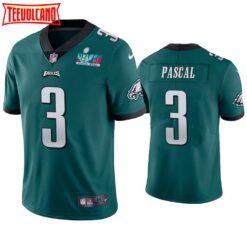 Philadelphia Eagles Zach Pascal Super Bowl LVII Green Limited Jersey