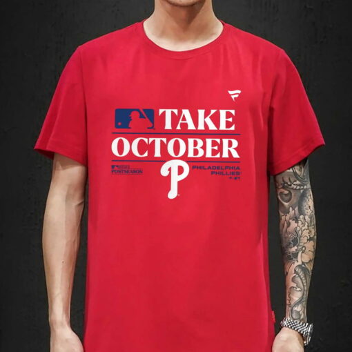 Philadelphia Phillies Red Take October 2023 T-Shirt