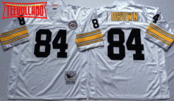 Pittsburgh Steelers Antonio Brown White Throwback Jersey