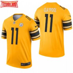 Pittsburgh Steelers Chase Claypool Gold Inverted Limited Jersey