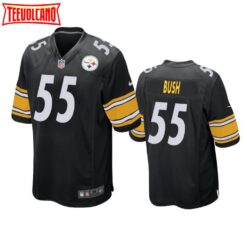 Pittsburgh Steelers Devin Bush Black Limited Jersey