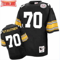 Pittsburgh Steelers Ernie Stautner Black Throwback Jersey