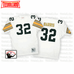 Pittsburgh Steelers Franco Harris White Throwback Jersey