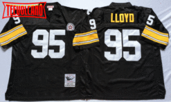 Pittsburgh Steelers Greg Lloyd Black Throwback Jersey