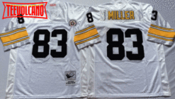 Pittsburgh Steelers Heath Miller White Throwback Jersey