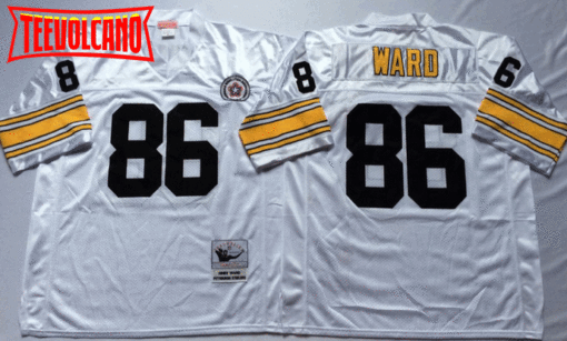 Pittsburgh Steelers Hines Ward White Throwback Jersey